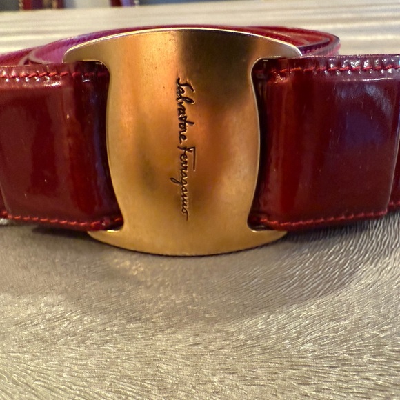 Salvatore Ferragamo Accessories - Salvatore Ferragamo women’s red belt.